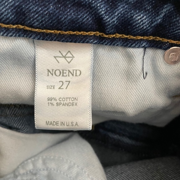 Noend Denim Farrah Kick Flare jeans in Bella Wash - Picture 8 of 10